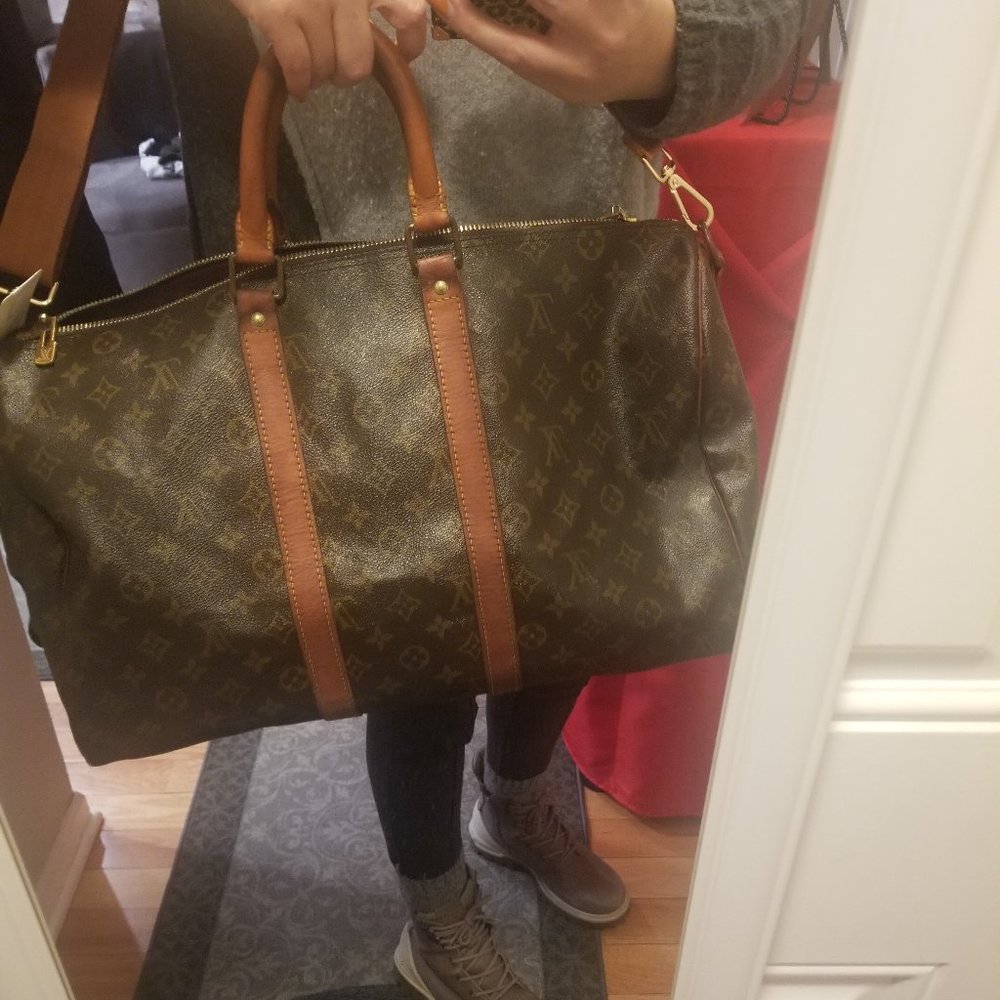 PRICE DROP! Louis Vuitton Monogram Keepall Bandouliere 45 - Picture 5 of 15